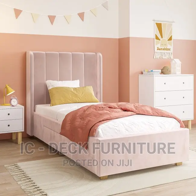 Bdf28 Single Bed Frame 3.5ft X 6ft With Storage Drawer