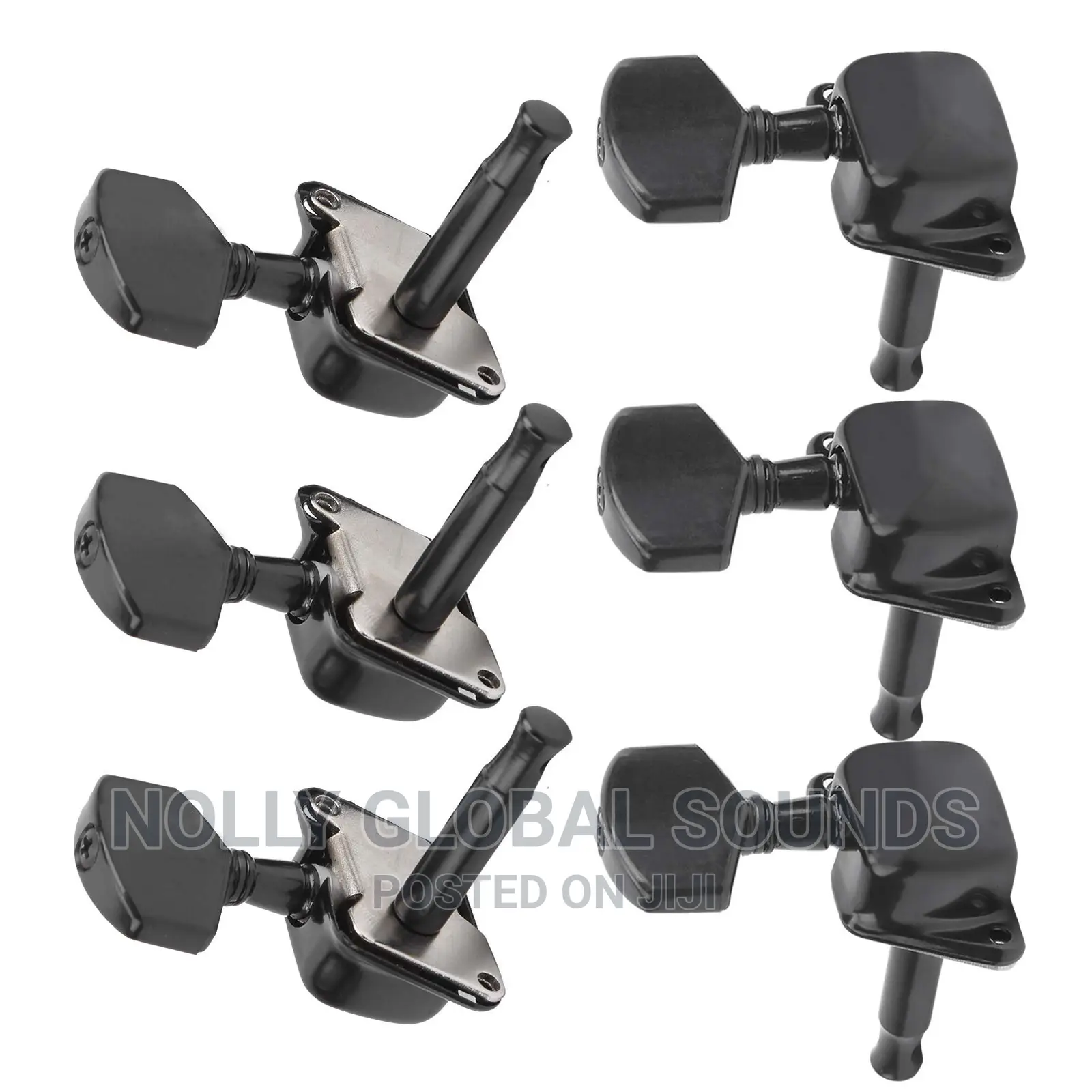 Metal Tuning Pegs, for Acoustic Guitar, Replacement(Silver)