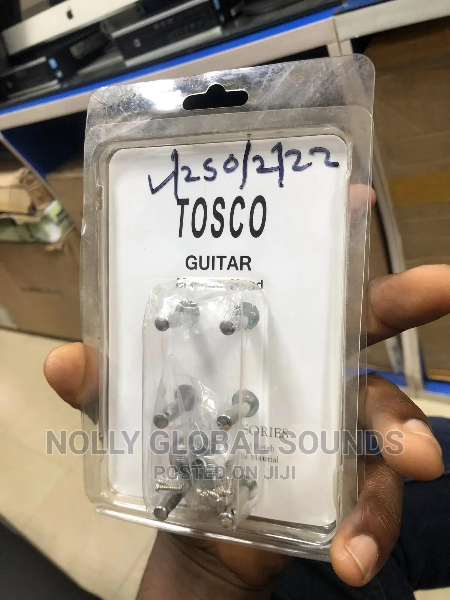 Metal Tuning Pegs, for Acoustic Guitar, Replacement(Silver)