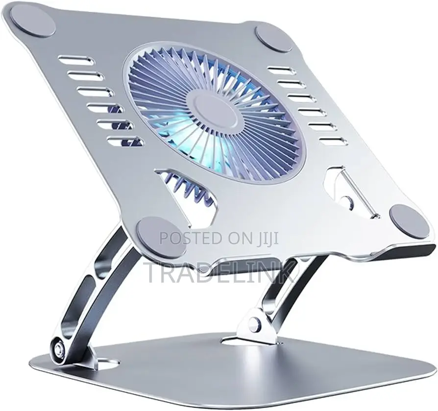 Adjustable Laptop Stand With 2 Built in Cooling Fan