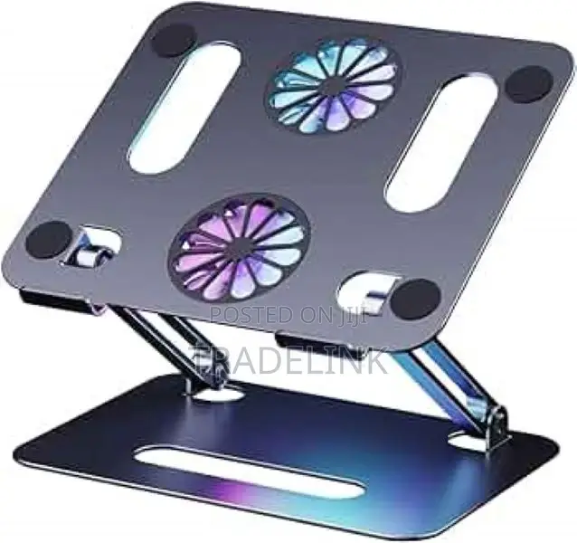 Adjustable Laptop Stand With 2 Built in Cooling Fan