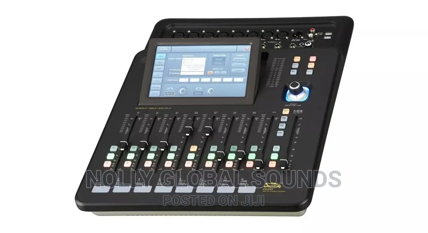 Soundking Digital Mixer: With 16 Inputs and 8 Outputs DM20