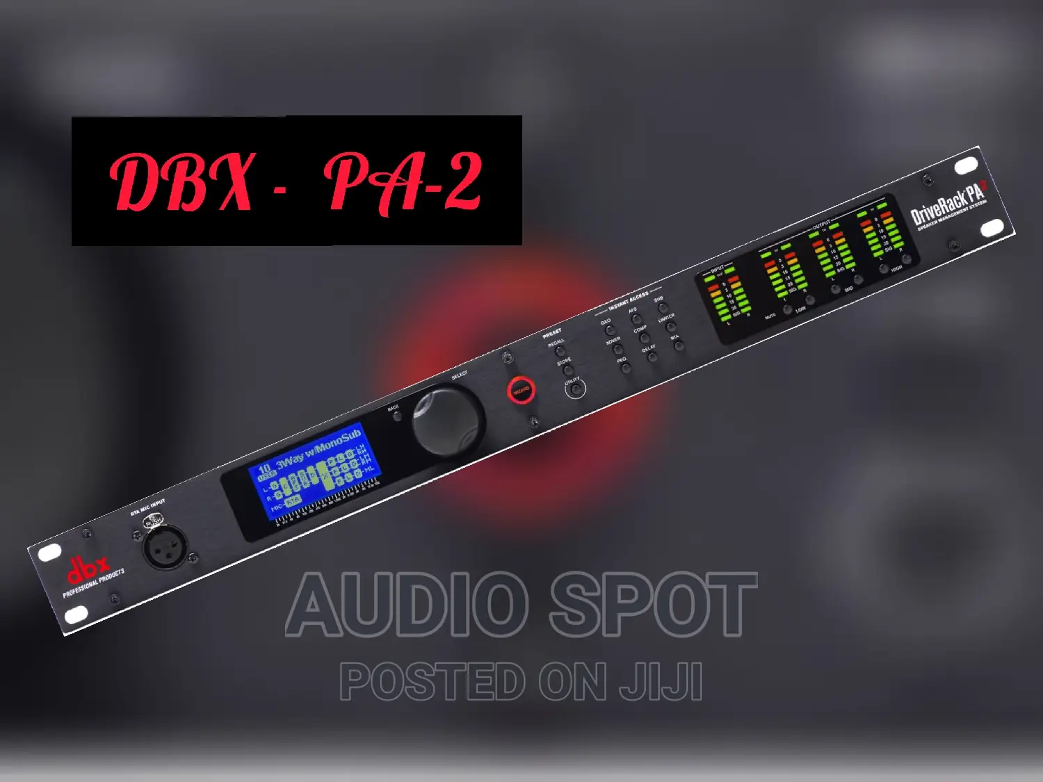 Original DBX Driverack PA2 Complete Speaker Management