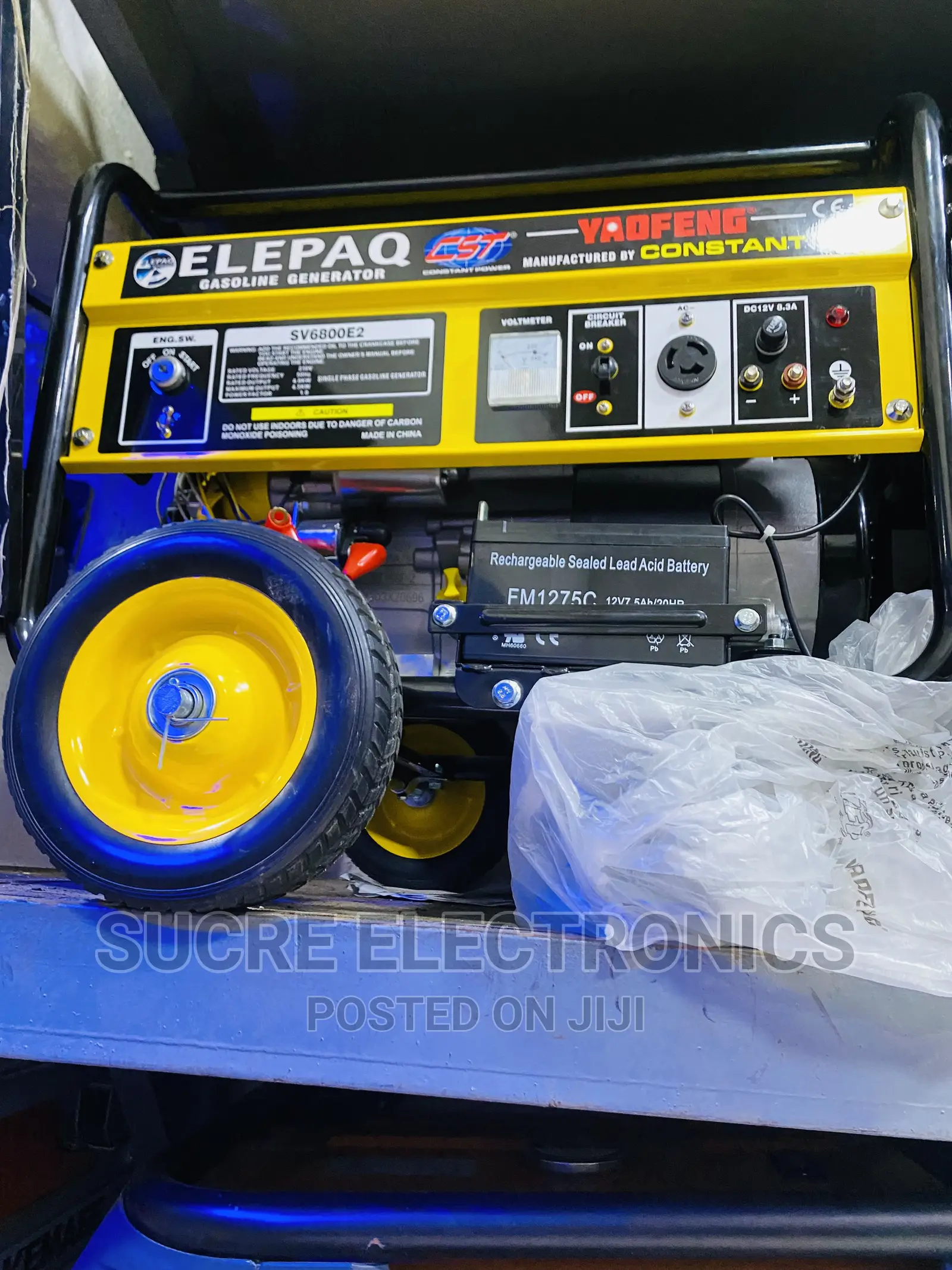 4.5kva Elepaq Petrol Generator SV6800E2