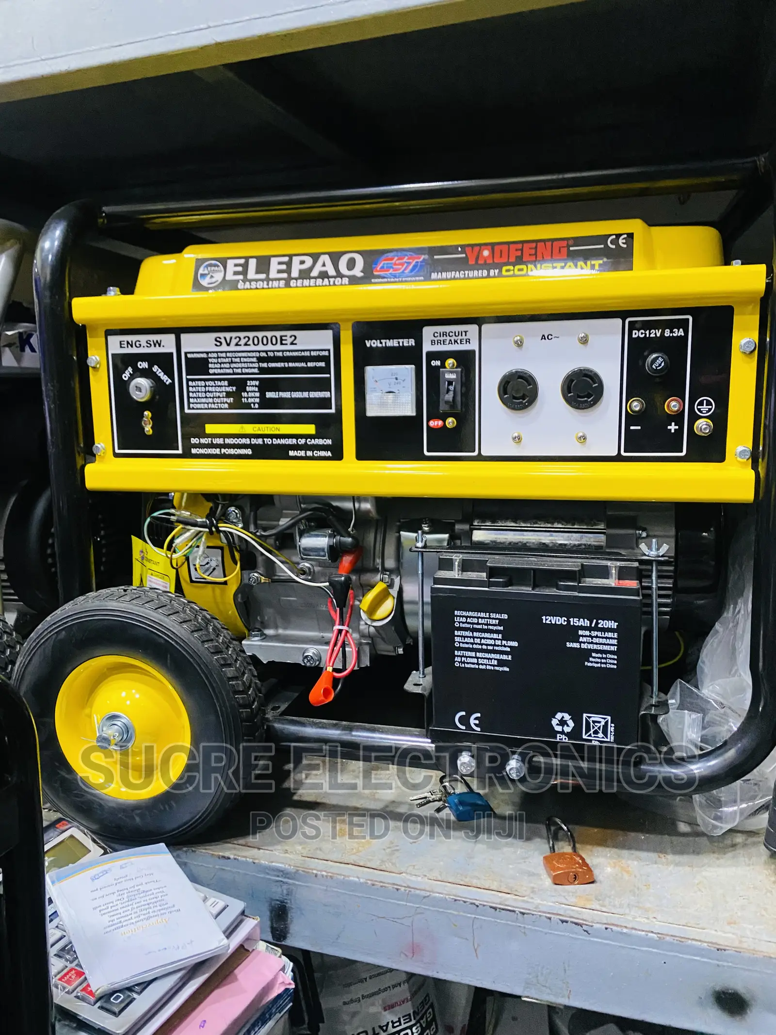 10/11kva Elepaq Petrol Generator