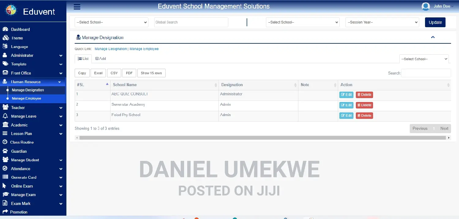 Get a Free School Management System