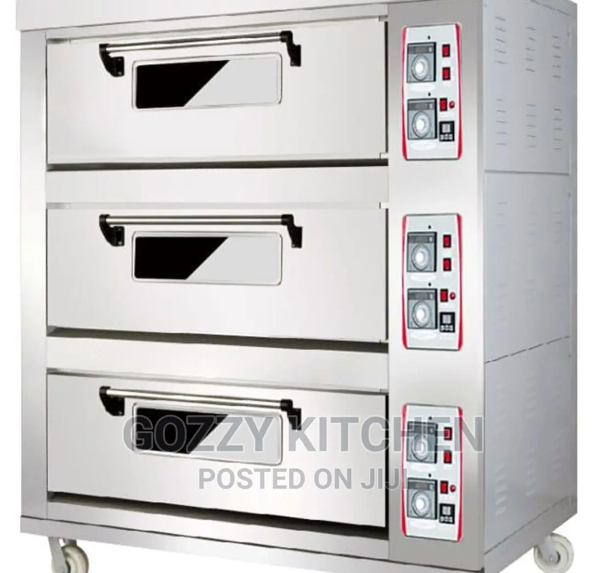 High Grade 3 Decks Oven 6 Trays