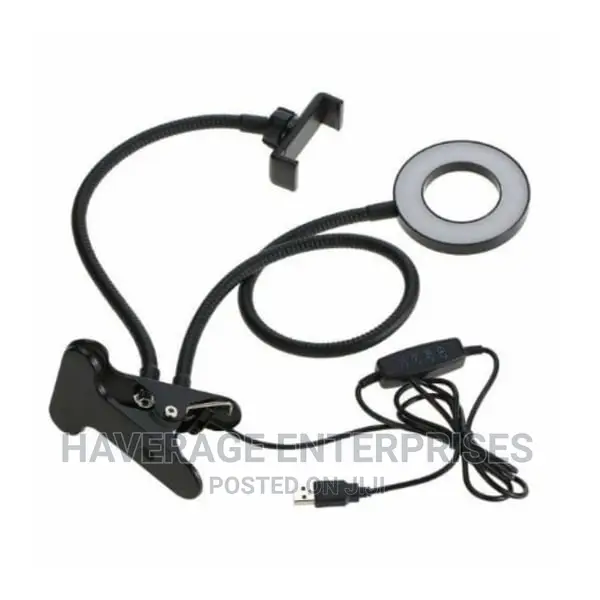 Professional Live Streaming Ring Light + Cell Phone Holder