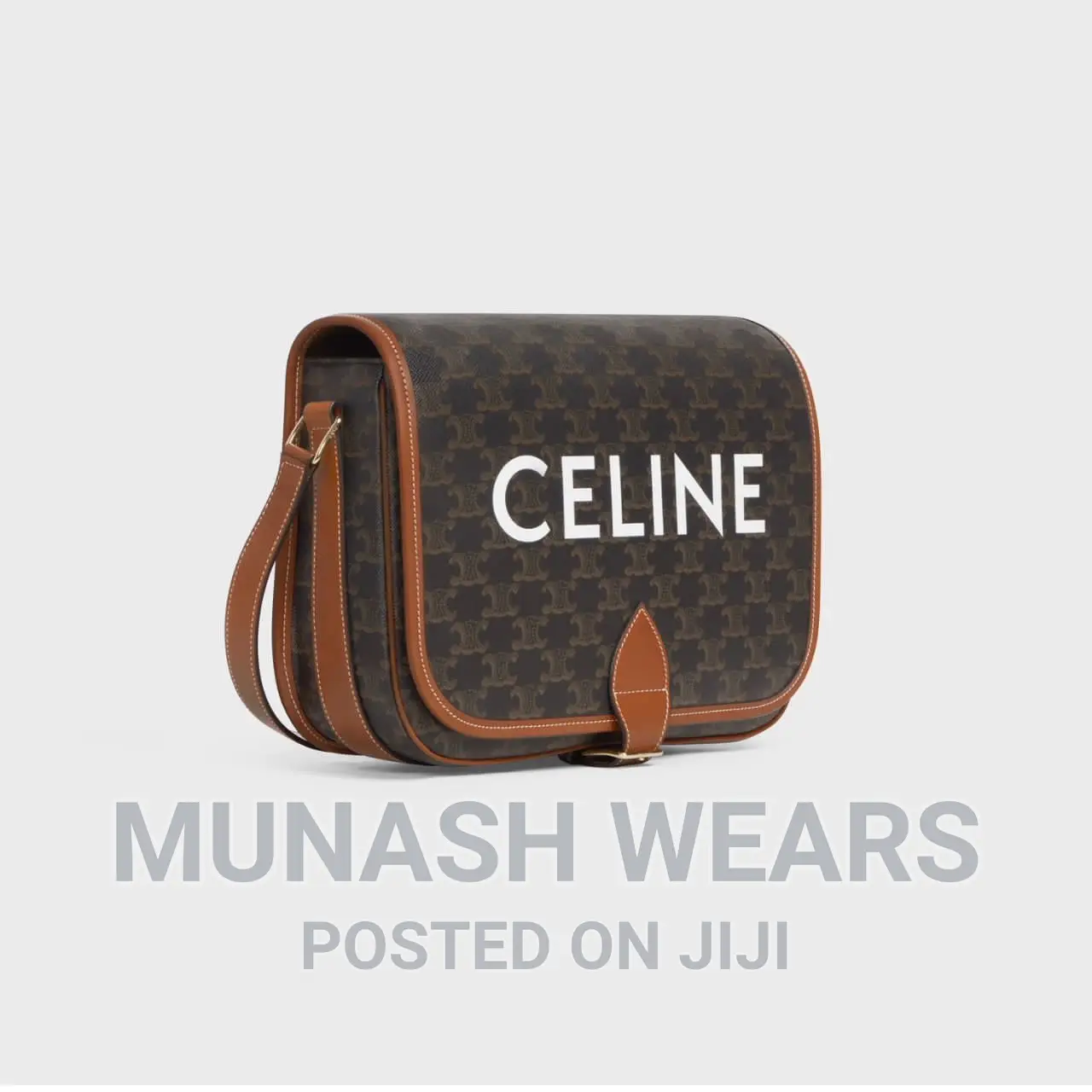 Luxury Celin X Bottega Messenger Bag