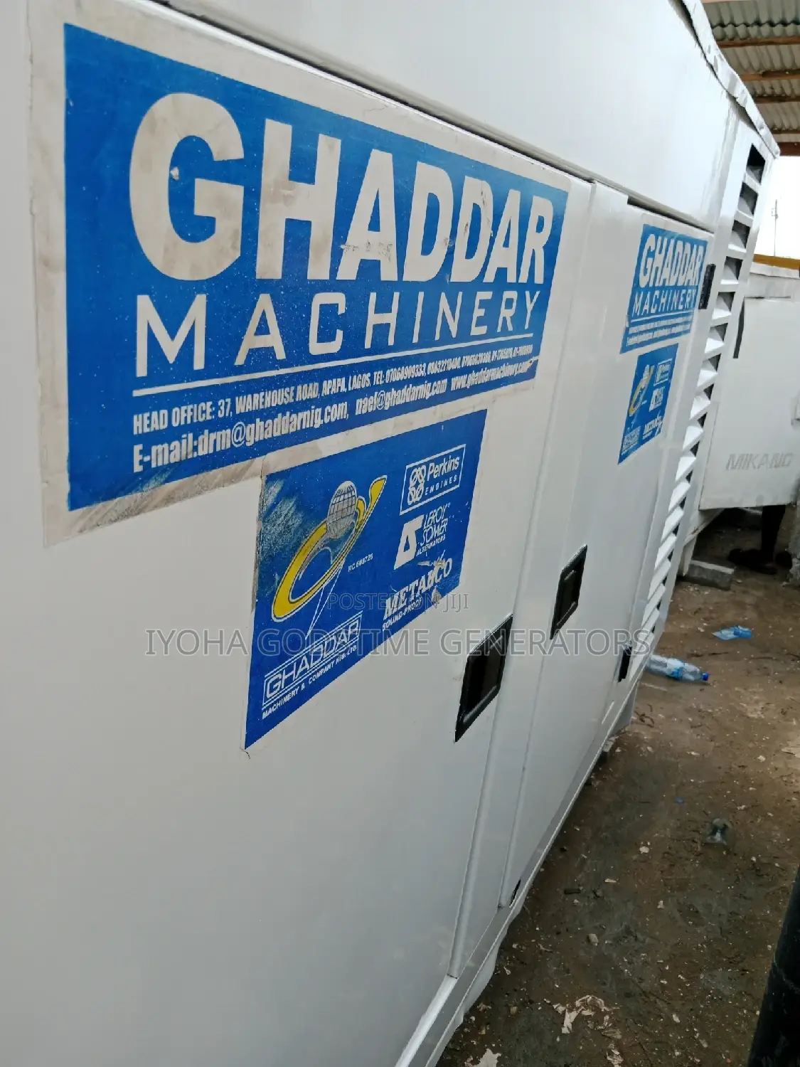 100kva Perkins Soundproof Generator