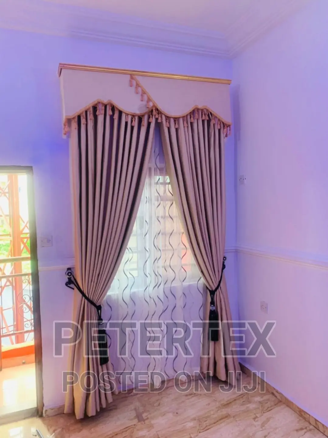 Stock Curtains, With Their Curtain Board