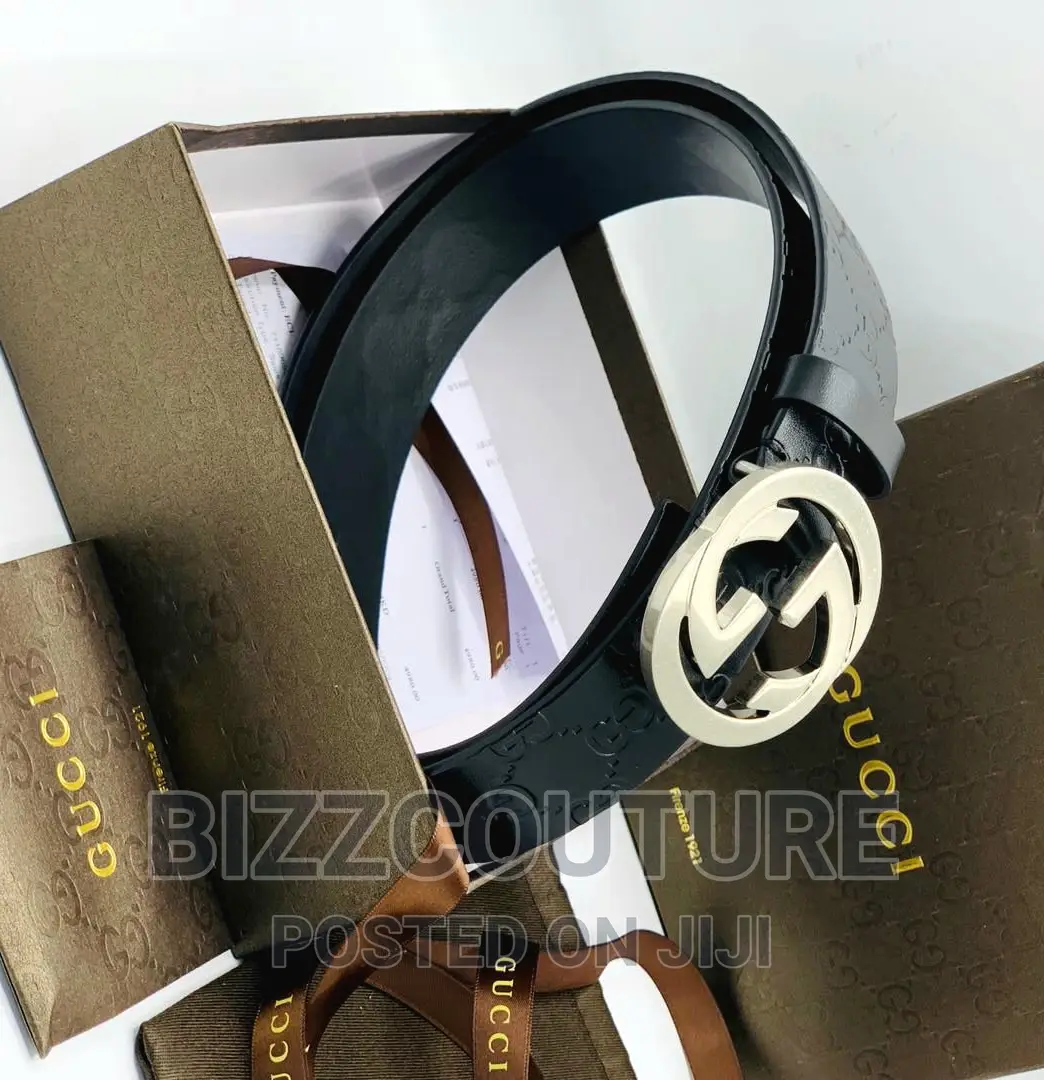 Original GUCCI Leather Strap Belts Available in Store