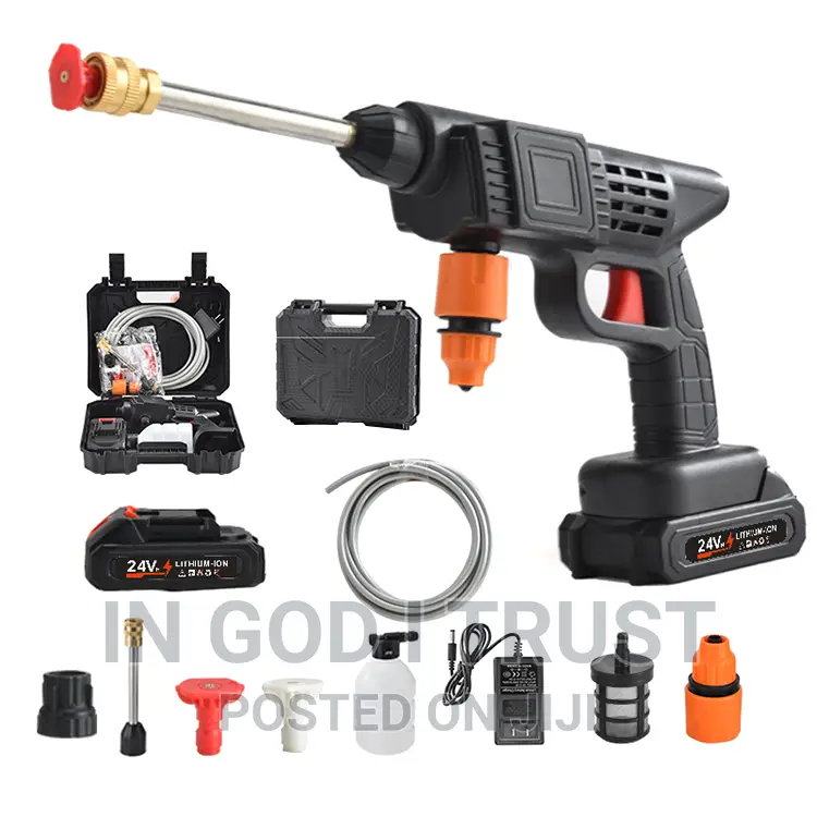 Car Whasher High Pressure Portable Wash Gun 96V