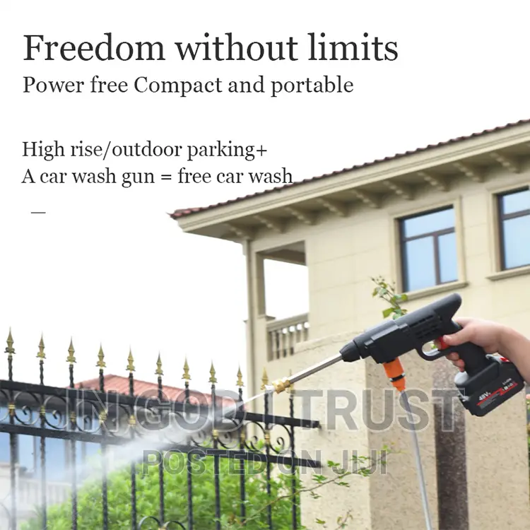 Car Whasher High Pressure Portable Wash Gun 96V