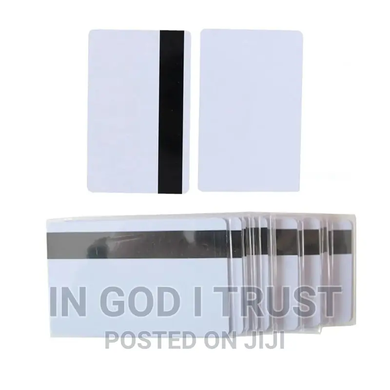 50PCS High Resistance Blank PVC Magnetic Stripe Card