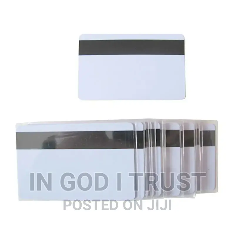 50PCS High Resistance Blank PVC Magnetic Stripe Card