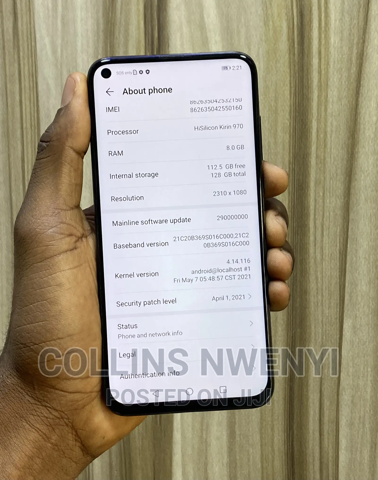 Huawei Nova 4 128 GB Black