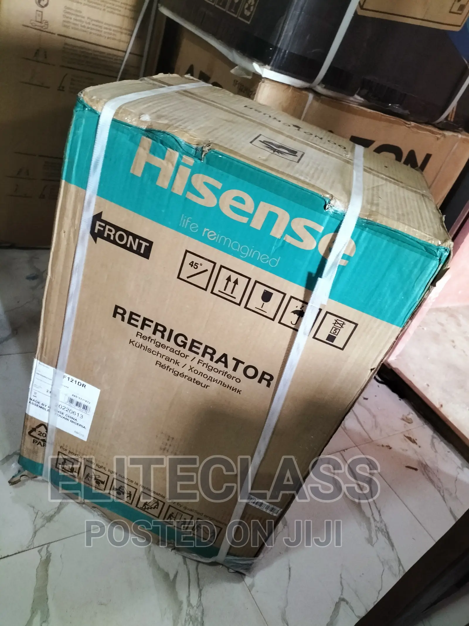 The New Hisense 121DR 121L Single Door Refrigerator