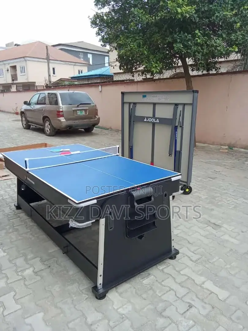 4 in One Snooker Board Table Tennis and Air Hockey