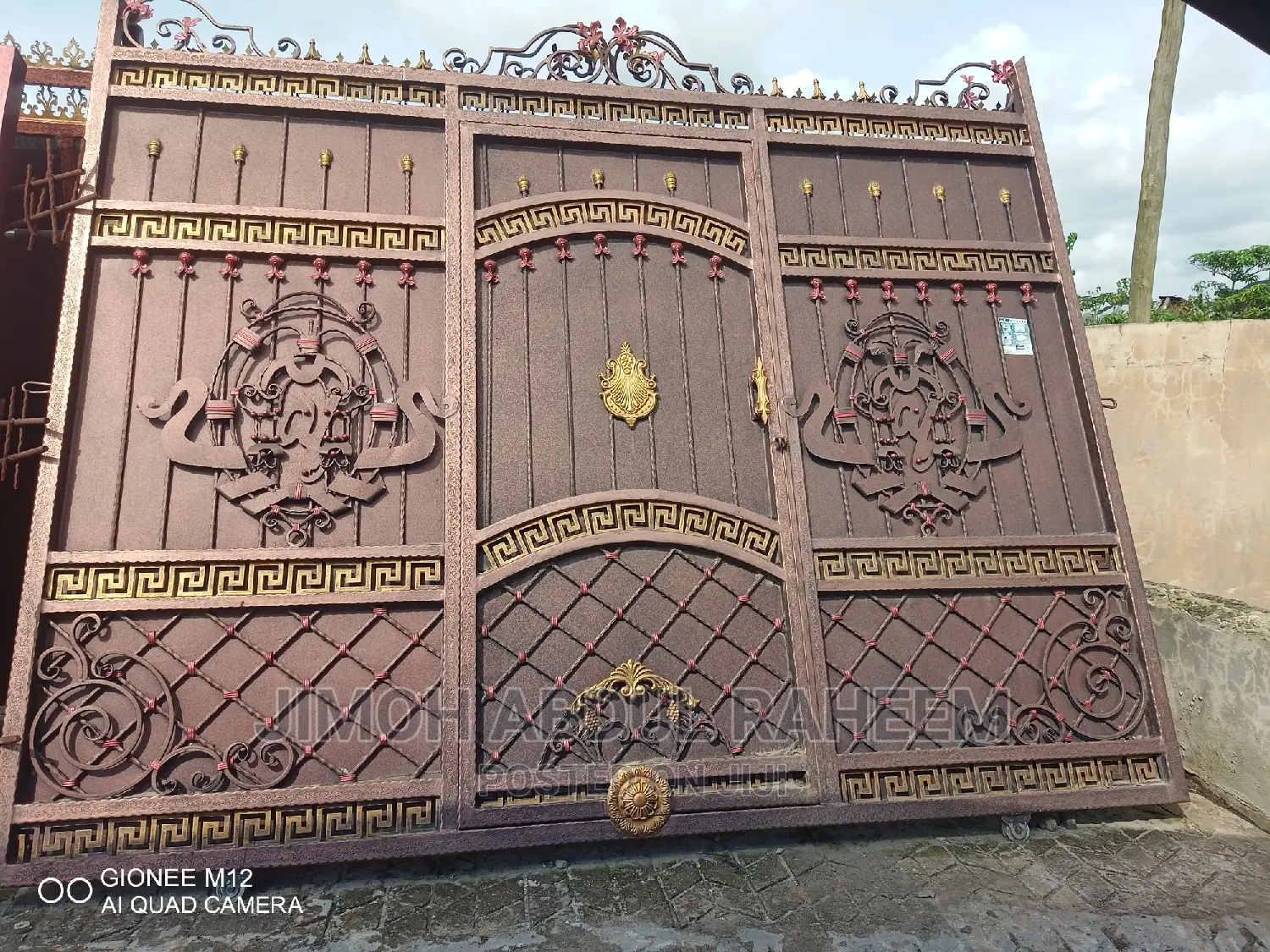 Art Design Entrance Iron Gate