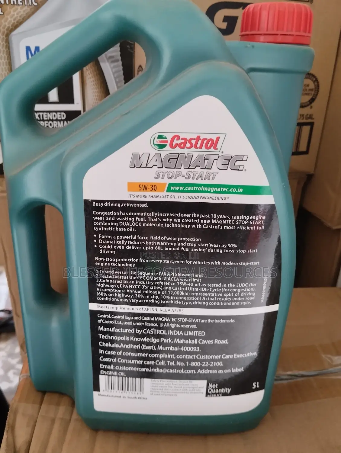 Castrol GTX 5w_30 Ultraclean