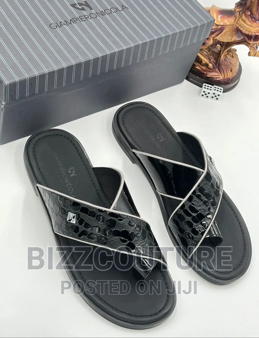 Original Italian GIANPIERONICOLA Slippers Available Instore