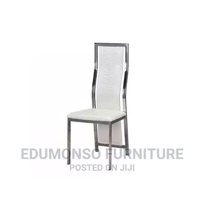 High Class Leather Dinning Chair With Stainless Steel