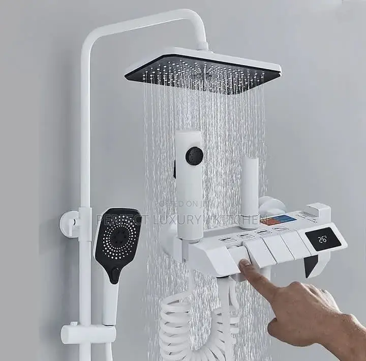 White Surface Shower