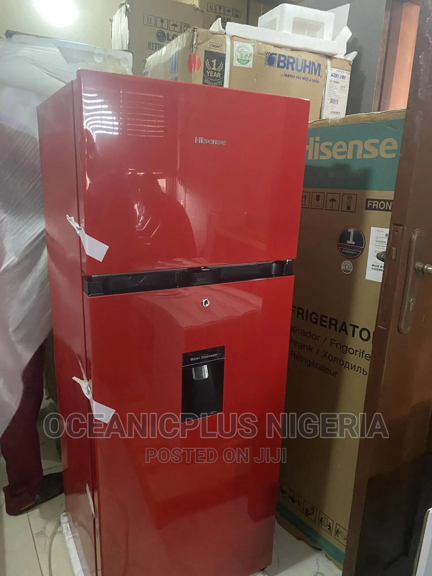 Hisense 204L (Red) Ref205drb Refrigerator WATER DISPENSER