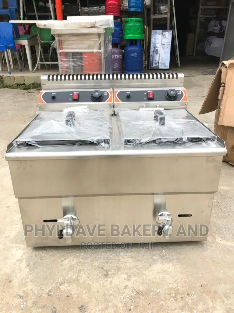 Double Tank Deep Fryer 18x18