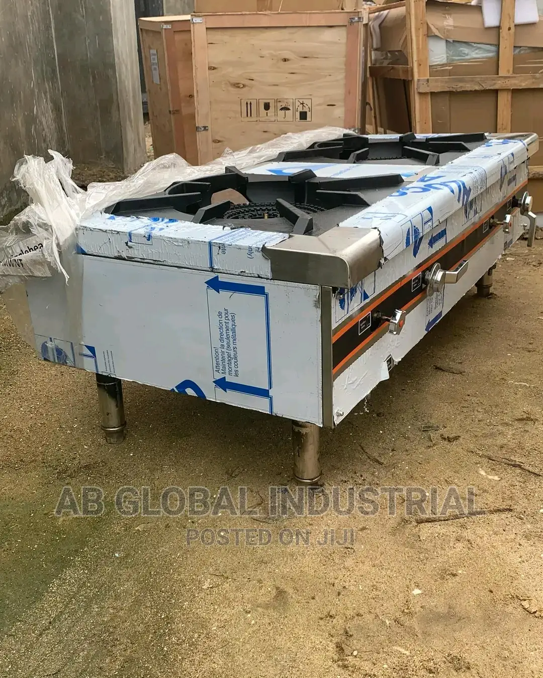 Industrial Gas Stock Pot Cooker, ( Fast Cooking Burner