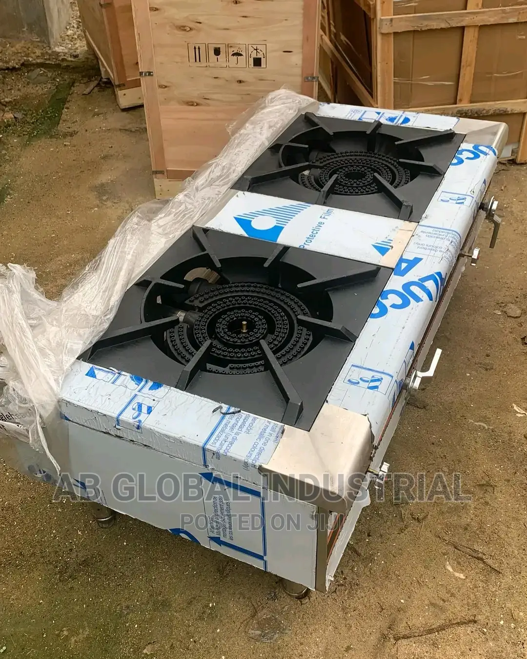 Industrial Gas Stock Pot Cooker, ( Fast Cooking Burner