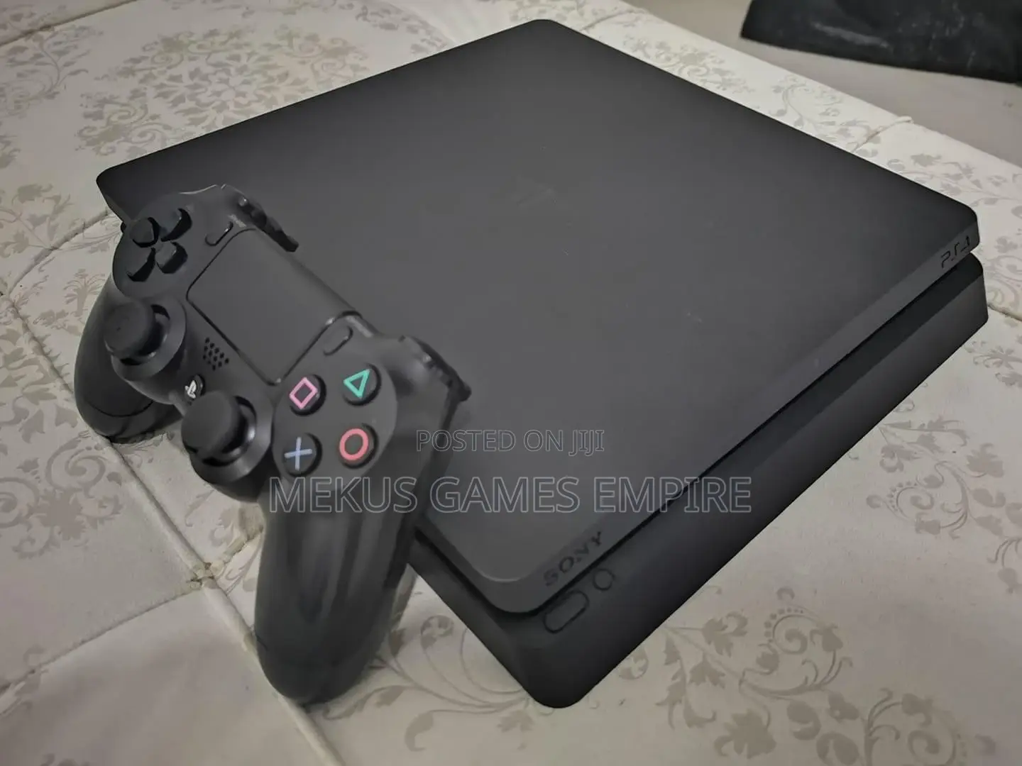 PS4 Slim + 9 Installed Games Both FIFA24,GTA5,MK, & More
