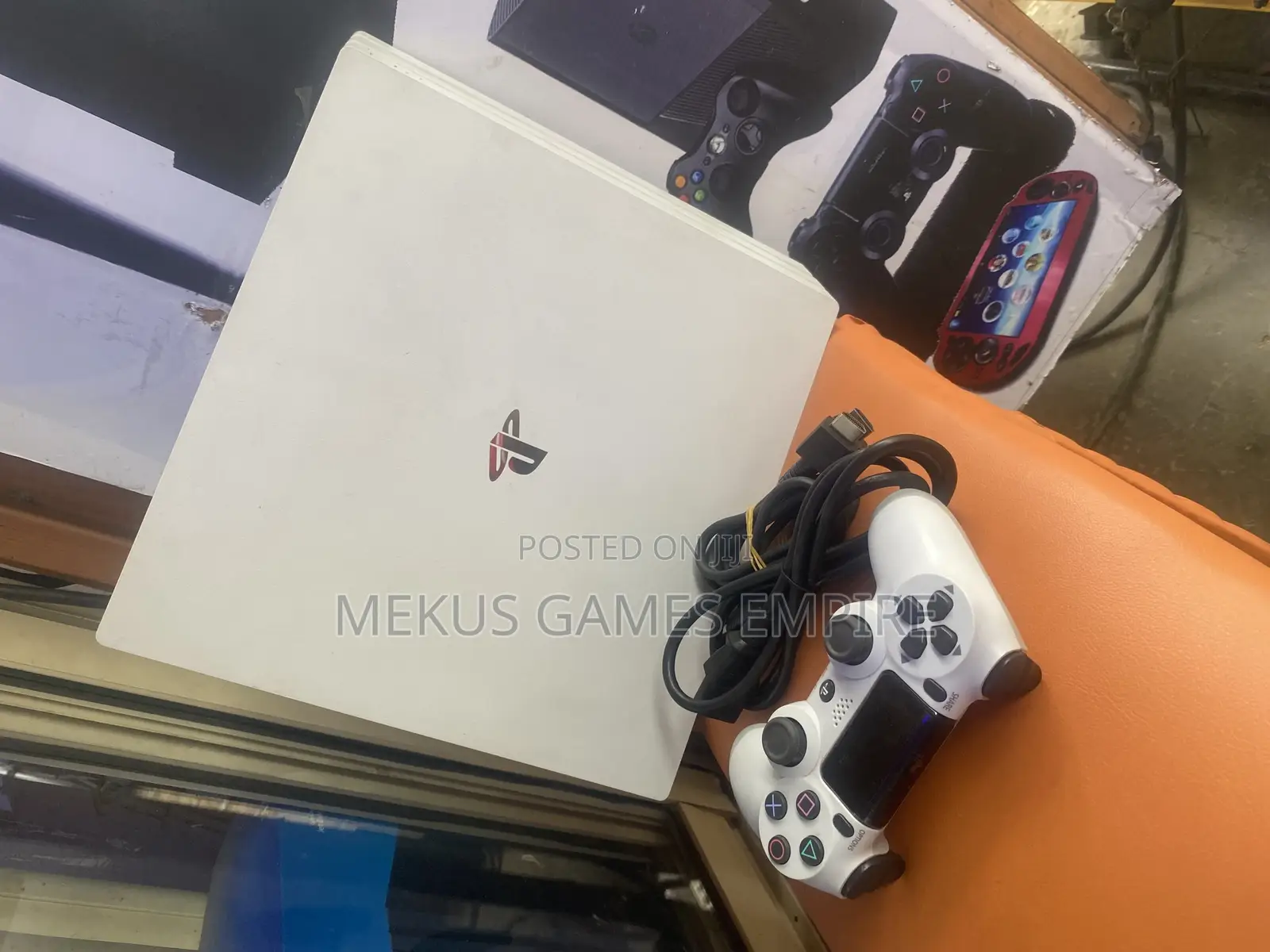 PS4 PRO + 9 Installed Games Both FIFA24,MK,GTA5, More