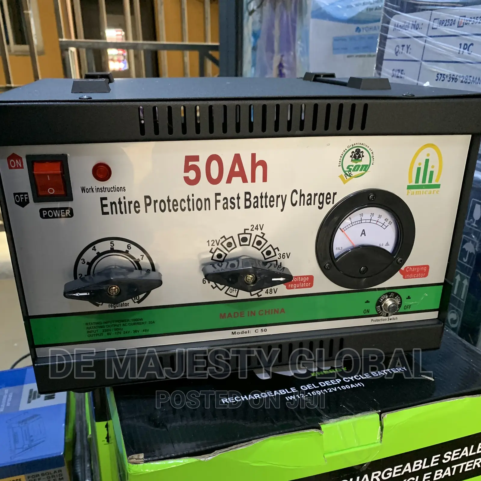 Famicare 50ah Battery Charger