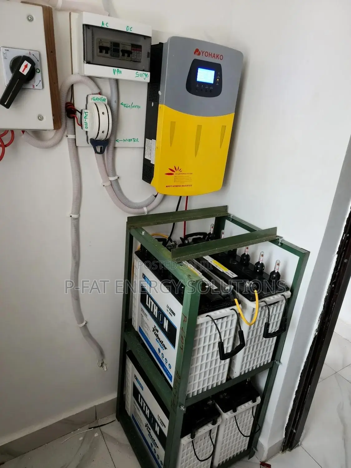 5kva 4batteries and 12panels Complete Solar Energy System