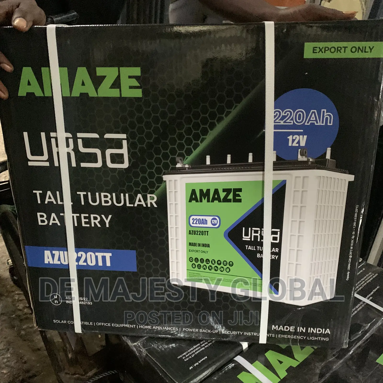 Amaze Tubular Battery 220ah
