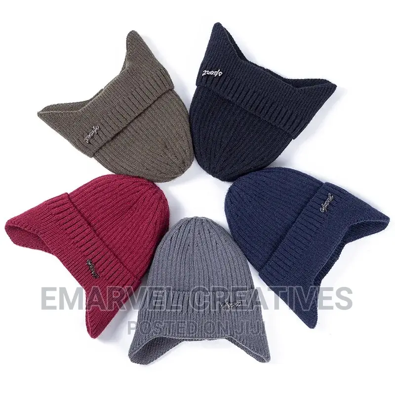 New Men Winter Hat Add Fleece Warm Earflap Cap Stylish Soft