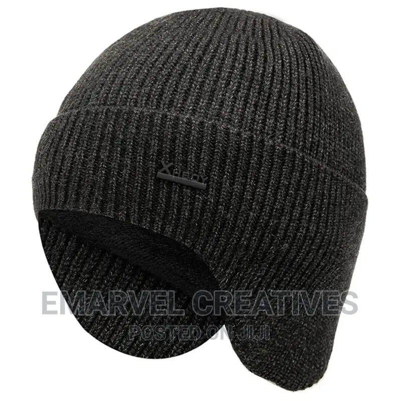 New Men Winter Hat Add Fleece Warm Earflap Cap Stylish Soft