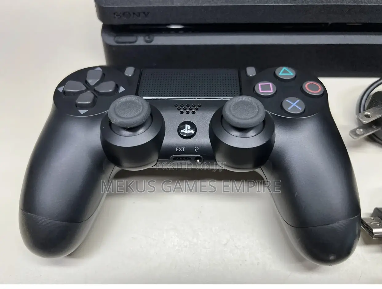 Ps4 Slim + 9 Installed Games Both Fifa24,Mk,Gta 5 More