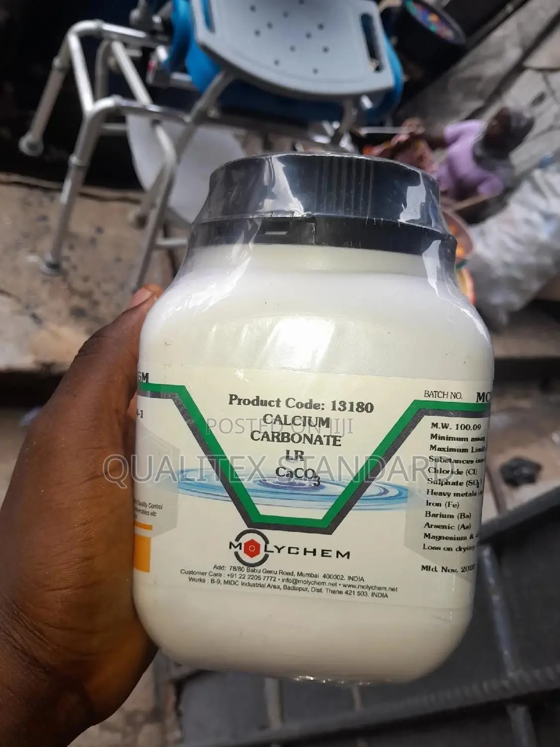 Molychem Calcium Carbonate 500g
