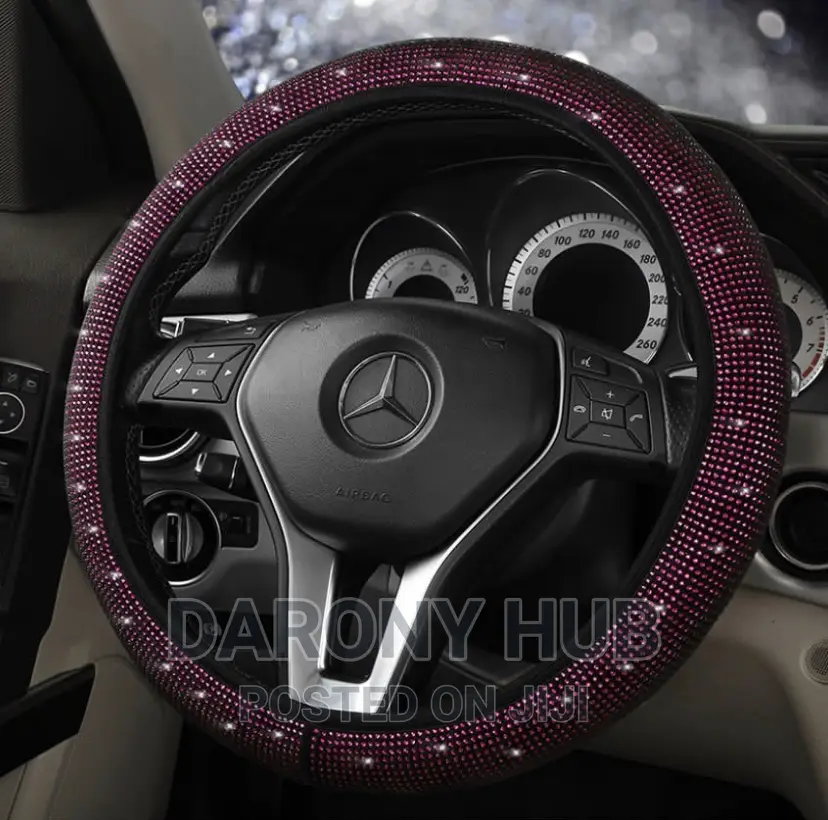 Glittering Rhinestone Steering Wheel Cover