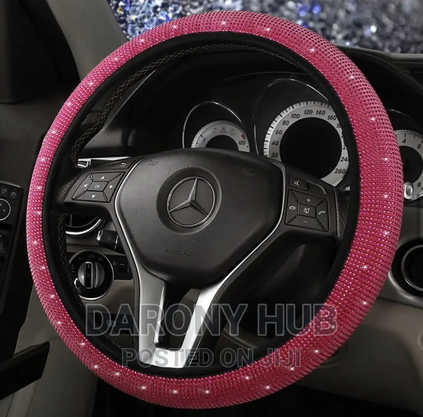 Glittering Rhinestone Steering Wheel Cover