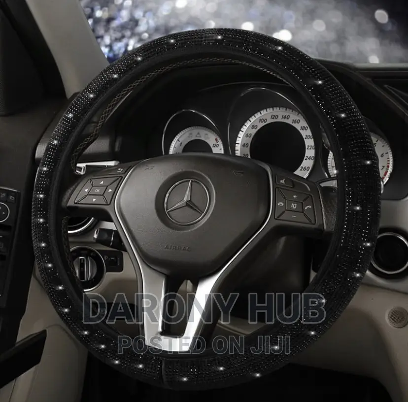 Glittering Rhinestone Steering Wheel Cover
