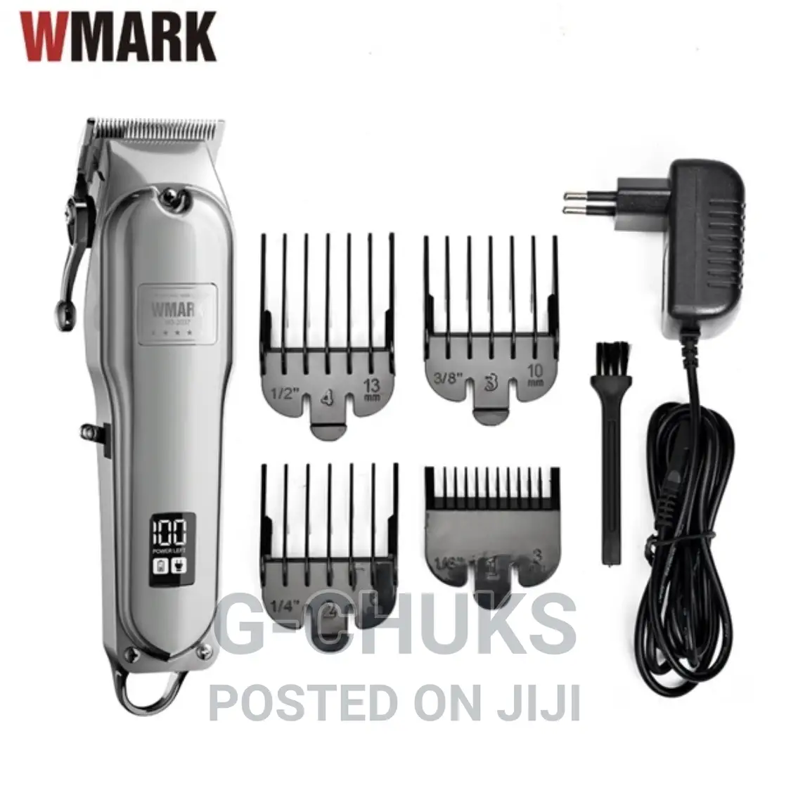 WMARK NG-2037 All-Metal Cordless Hair Clipper 2600mah