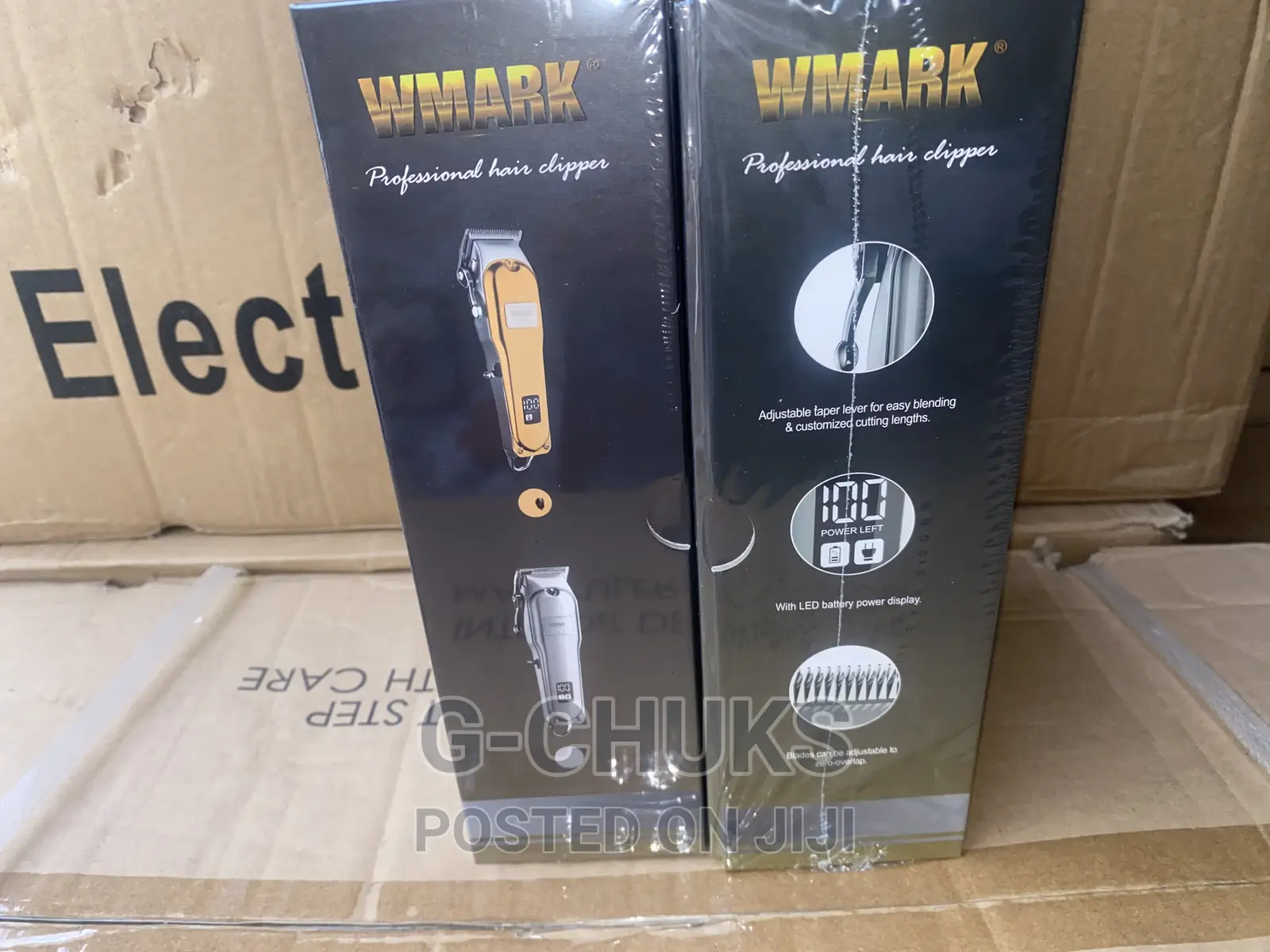 WMARK NG-2037 All-Metal Cordless Hair Clipper 2600mah