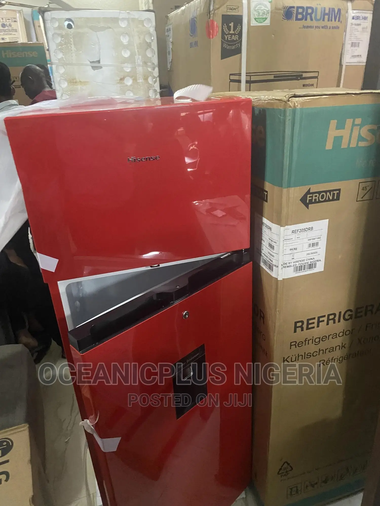 Hisense 204ltrs Double Door - Refrigerator W/ Dispenser
