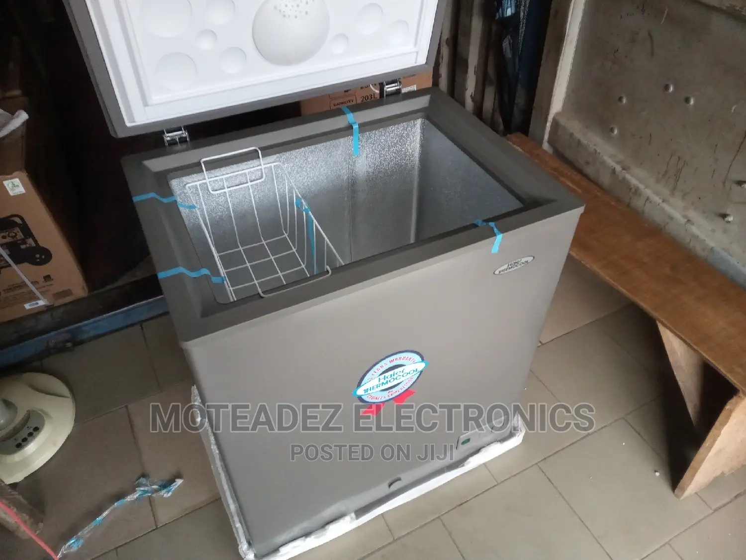 Haier Thermocool 150l Chest Freezer (Htf-150) Silver