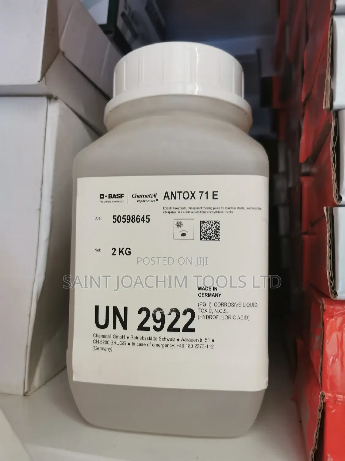 Antox 71e Stainless Pickling Paste
