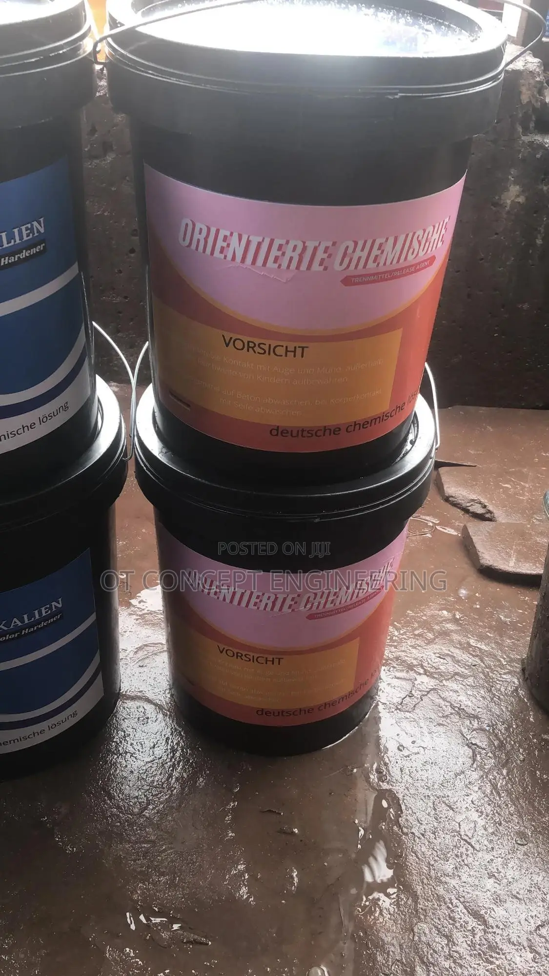 Release Agent and Concrete Color Hardener